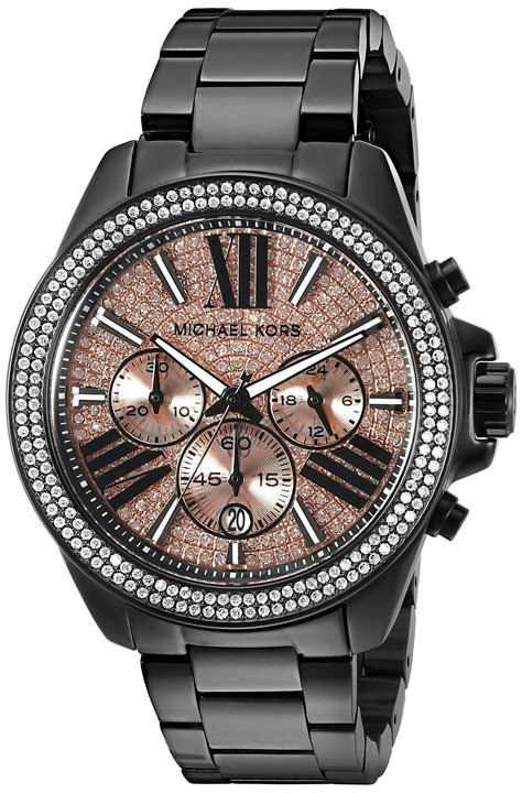 michael kors reloj mujer plata|michael kors black watches women.